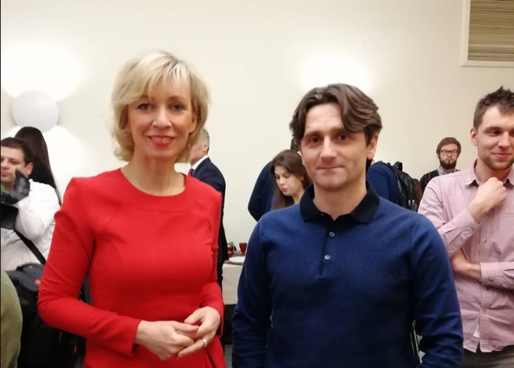 Maria Zakharova and Dejan Beric