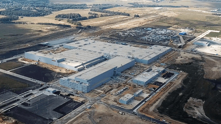 Aerial view of the Haval factory in Russia’s Tula Region, opened in 2019