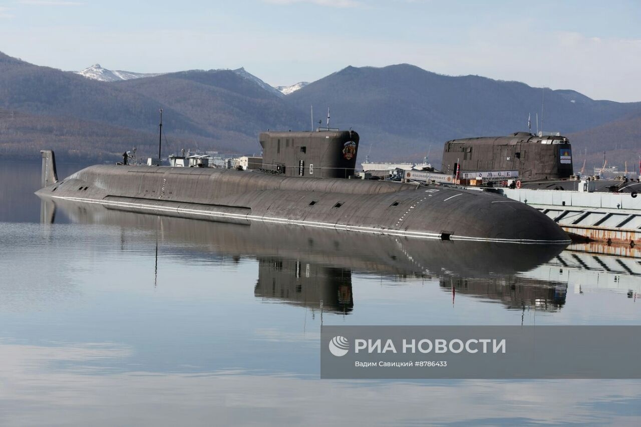 В Вилючинске: К-550 «Александр Невский» и К-551 «Владимир Мономах» проекта 955