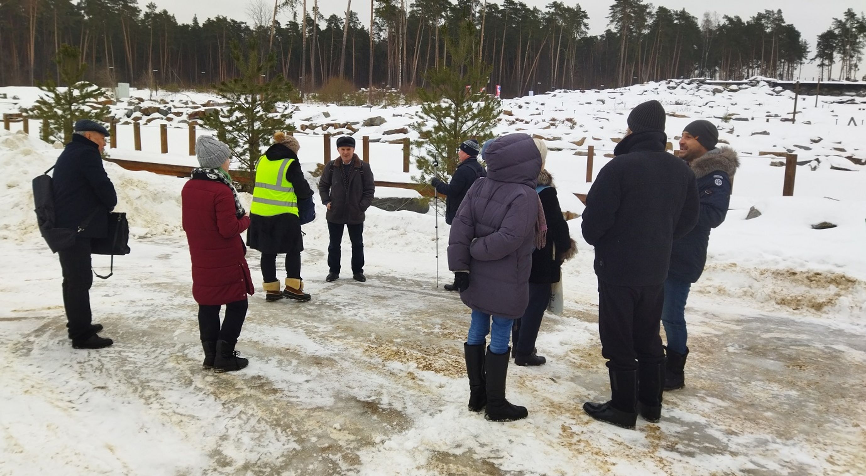 Activists in the Romashkovo Forest