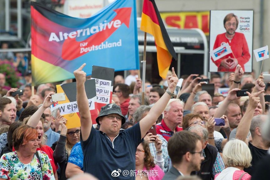 The AfD’s most successful campaign theme is its stance against migration.