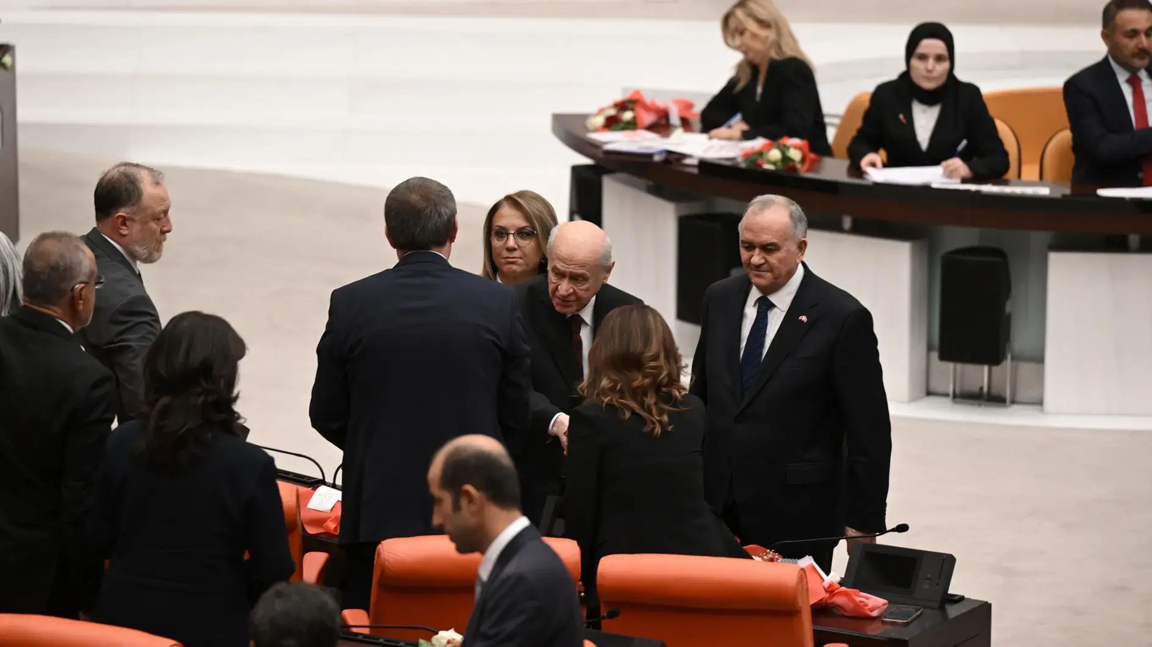 This past fall, nationalist Devlet Bahceli defiantly shook hands with pro-Kurdish MPs