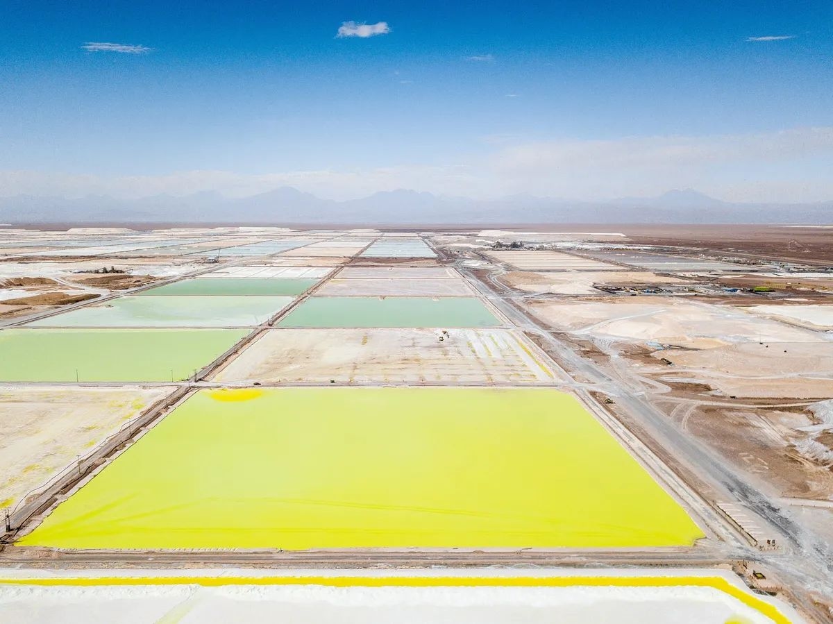 Lithium in Chile and Argentina is primarily extracted from brine in salt flat lakes. These are SQM’s brine pools in Chile’s Atacama Desert. Ukraine’s lithium deposits, however, are found in hard rock.