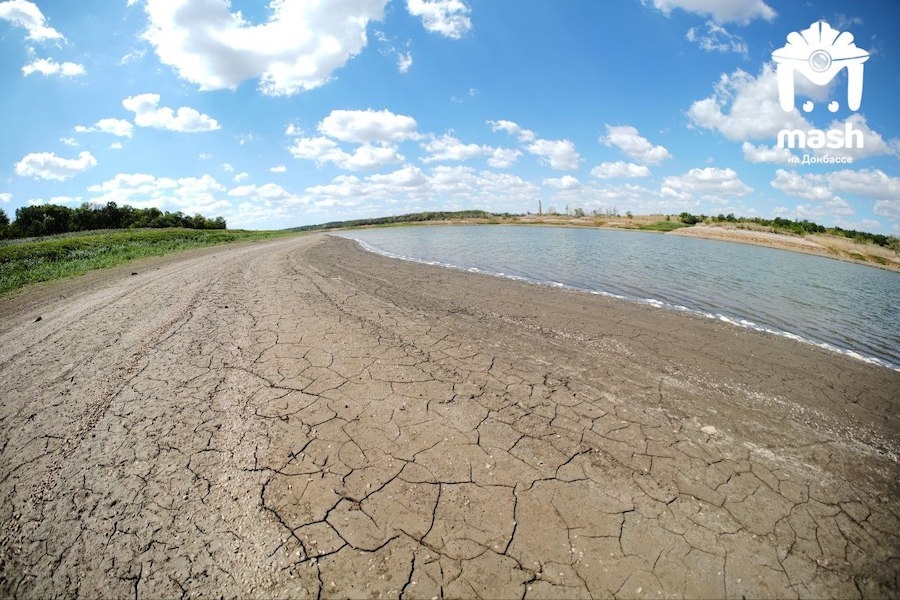 Высохшее Старокрымское водохранилище. Фото: «Mash-Донецк»