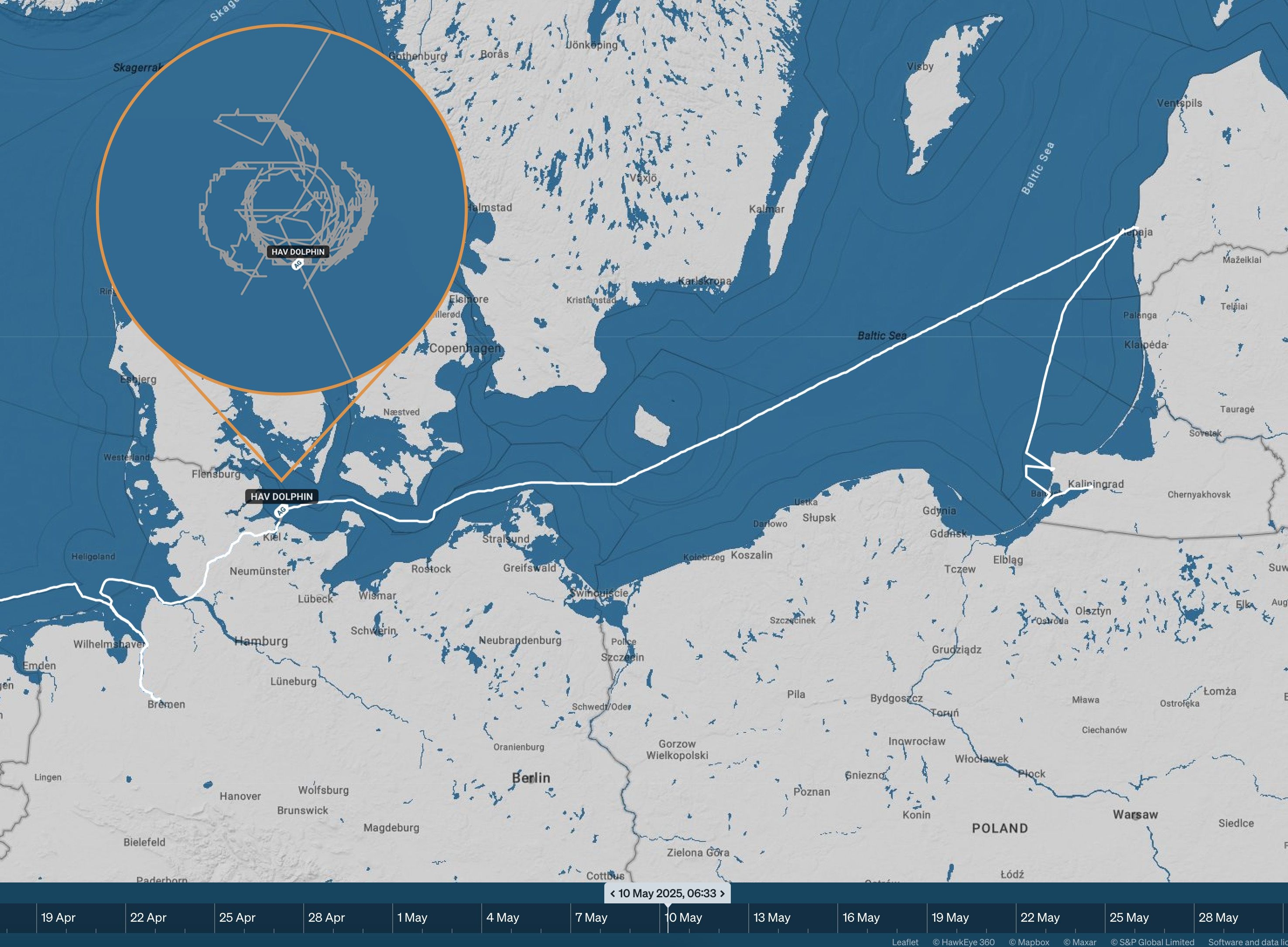 Map: Starboard Maritime Intelligence for The Insider