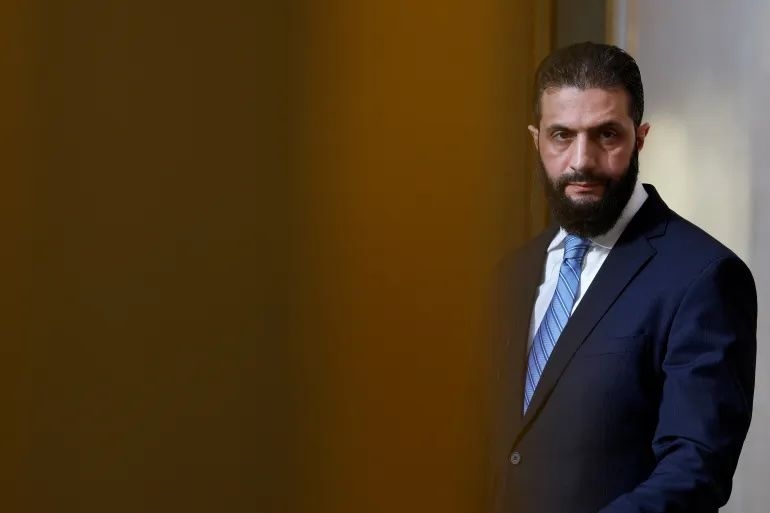Syria’s interim president Ahmad al-Sharaa