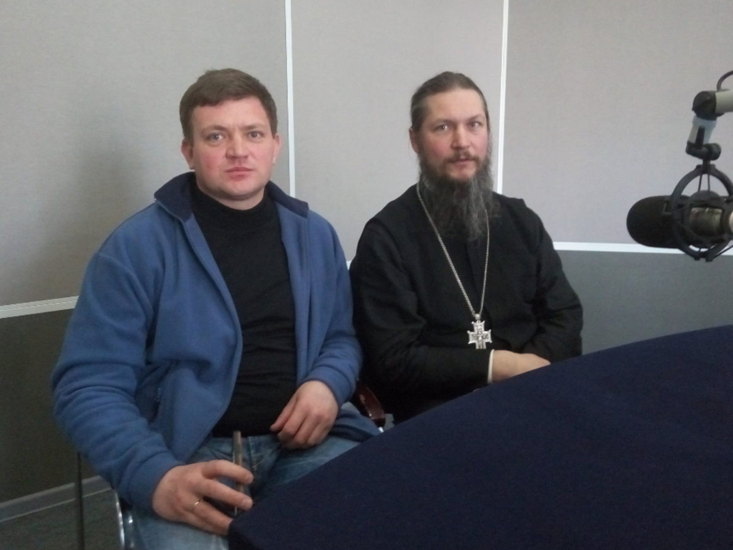 Sergey Fomin and Archpriest Dmitry Kuvyrtalov