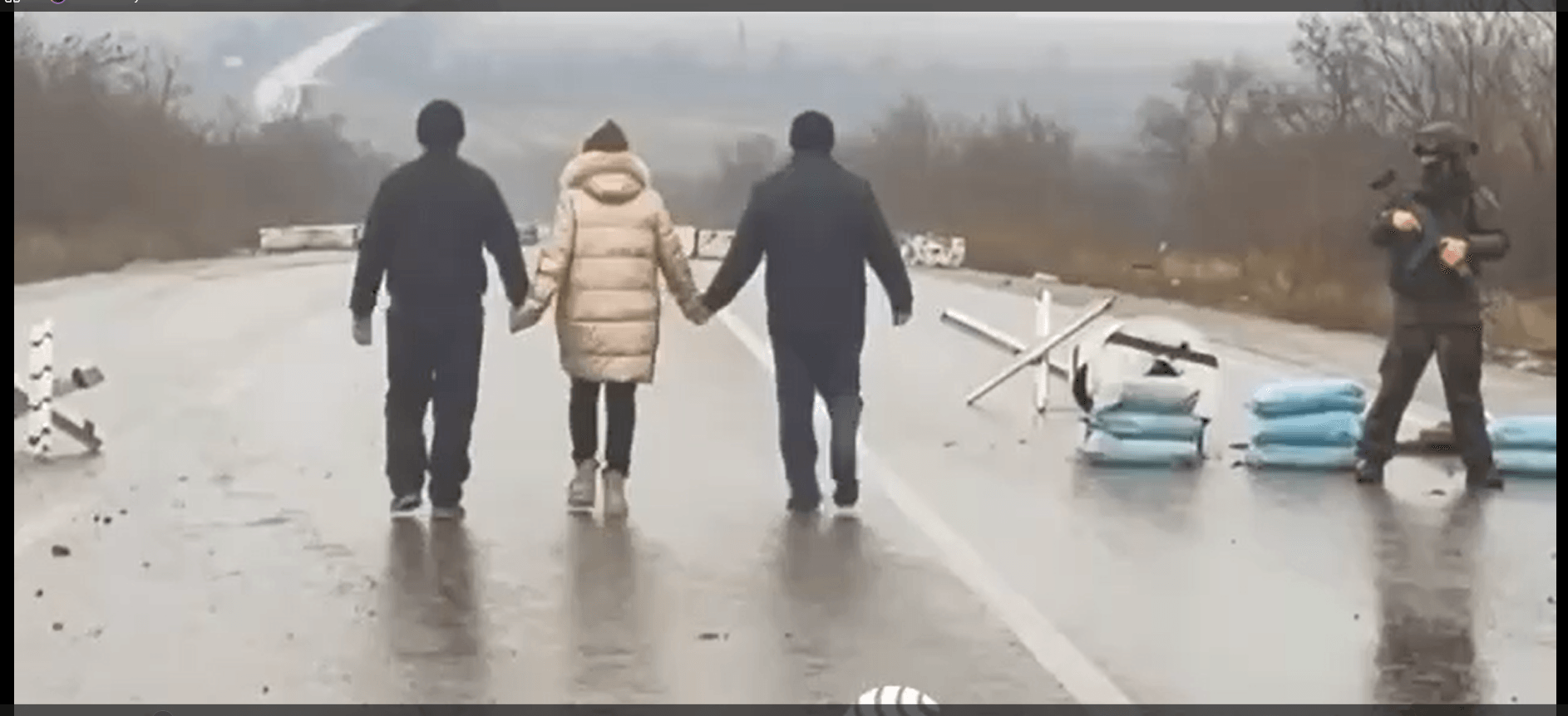 Кадр из пропагандистского ролика