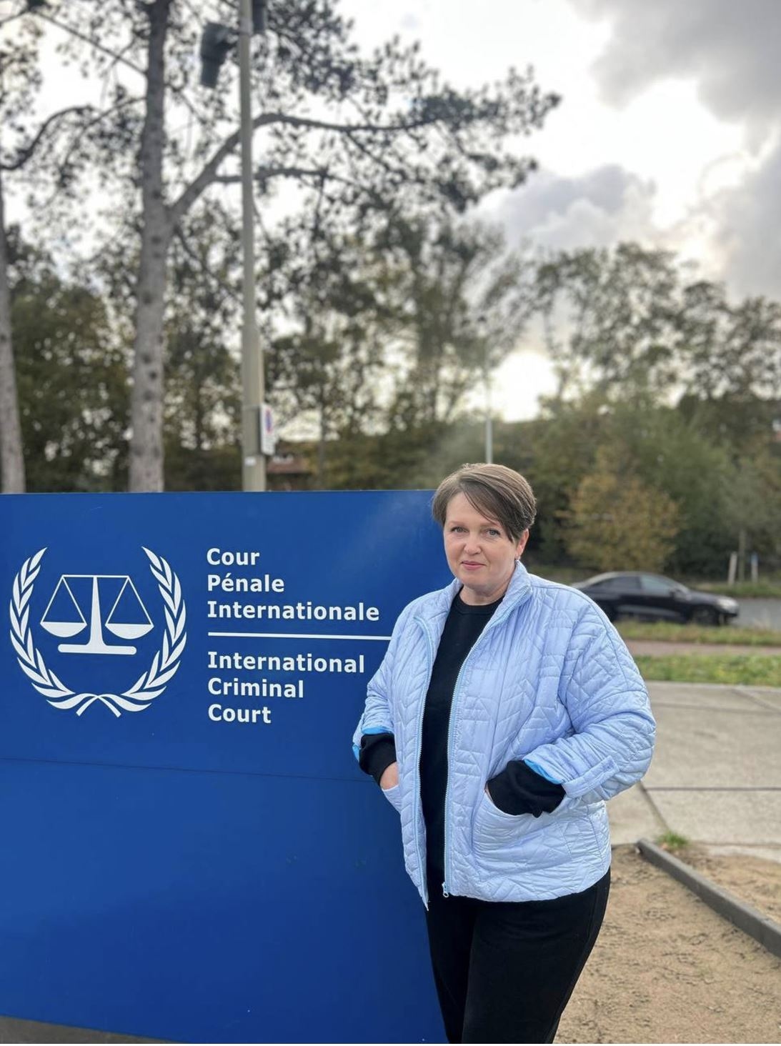 Olena Yahupova in The Hague