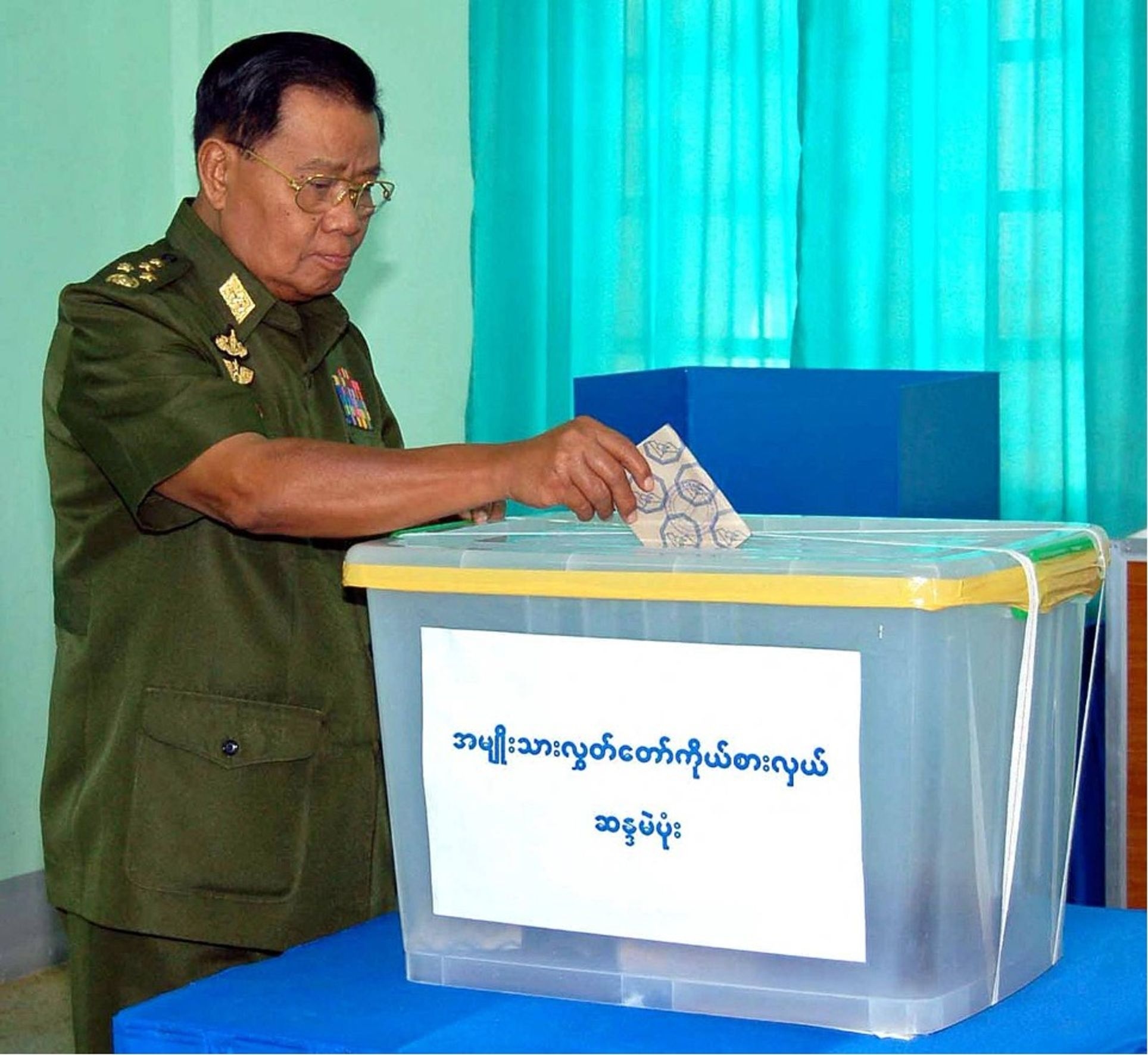 The 2010 elections in Myanmar kept power in the hands of the military