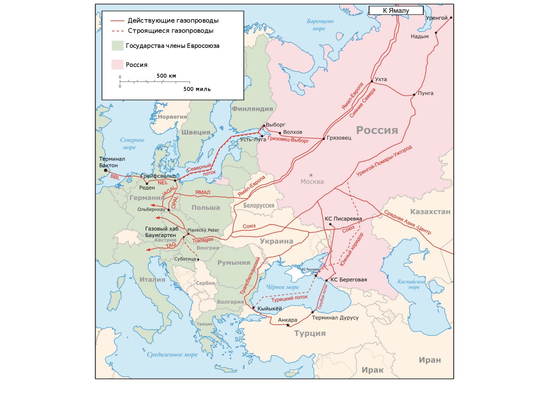 Diagram of existing and planned gas export trunk pipelines from Russia to Europe  https://commons.wikimedia.org/wiki/User:Nicolay_Sidorov