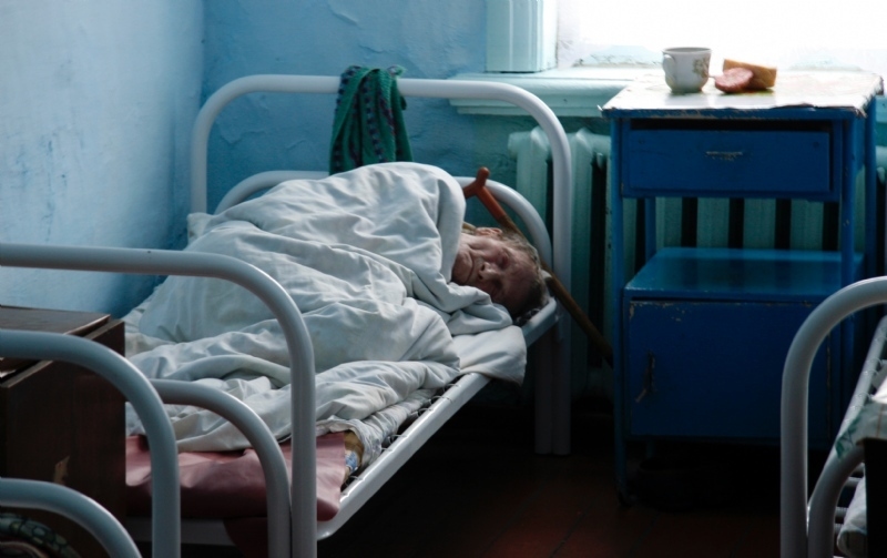 Patient in a neuropsychiatric care home