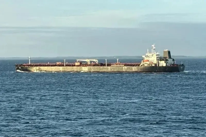 The sanctioned Russian “shadow fleet” tanker Tiburon. Photo: MarineTraffic
