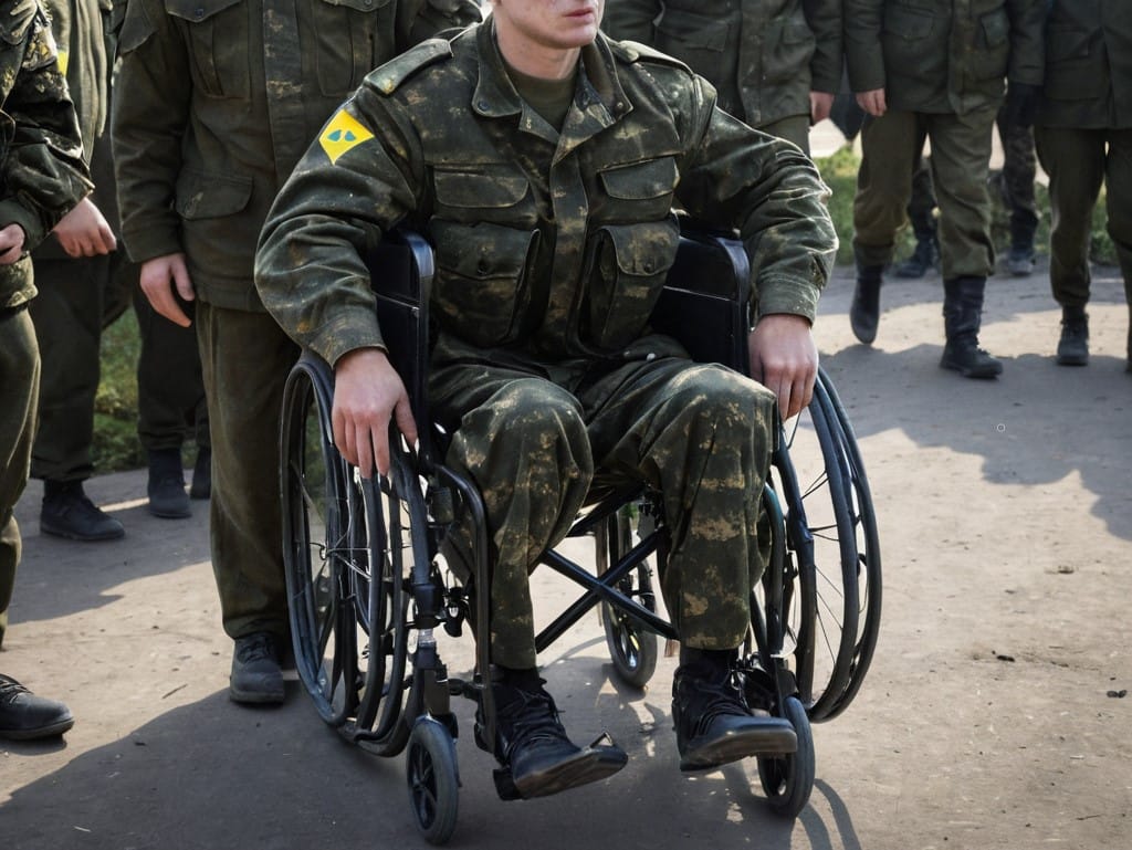 Russian fake claims Ukraine is mobilizing amputees