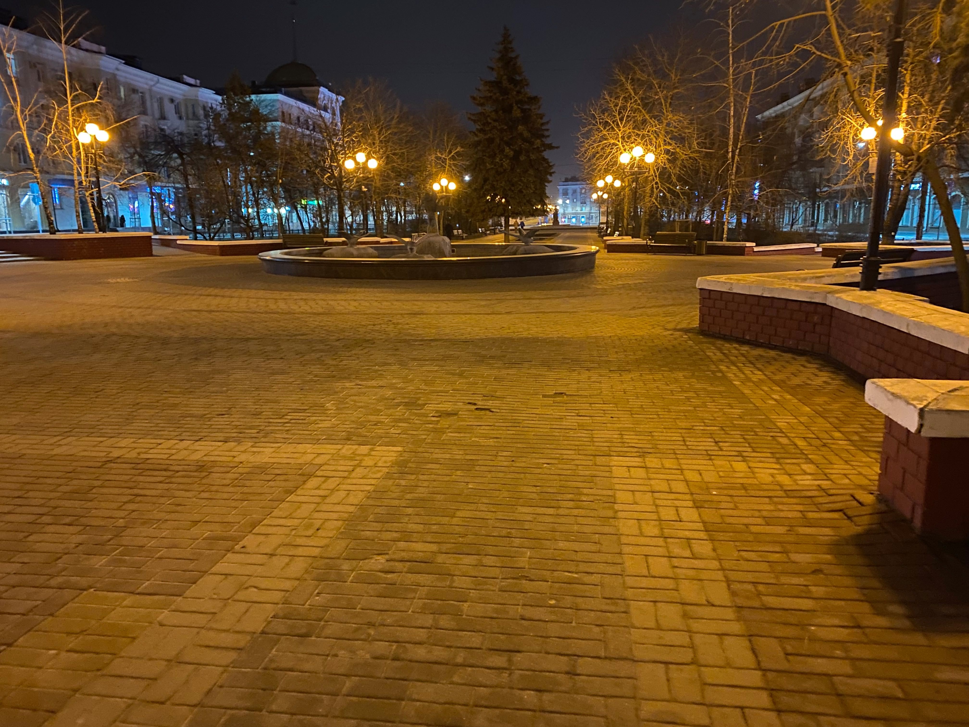 Belgorod is empty on a Friday night