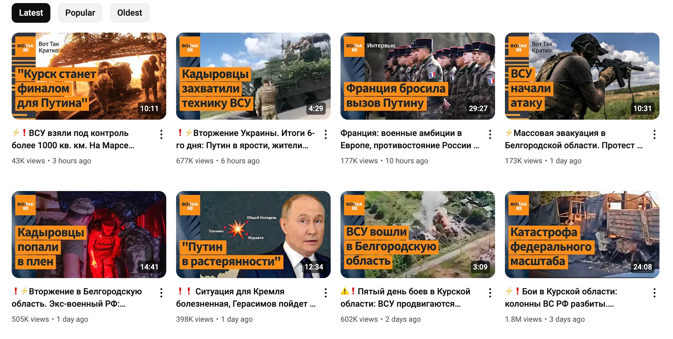“Vot Tak” YouTube channel
