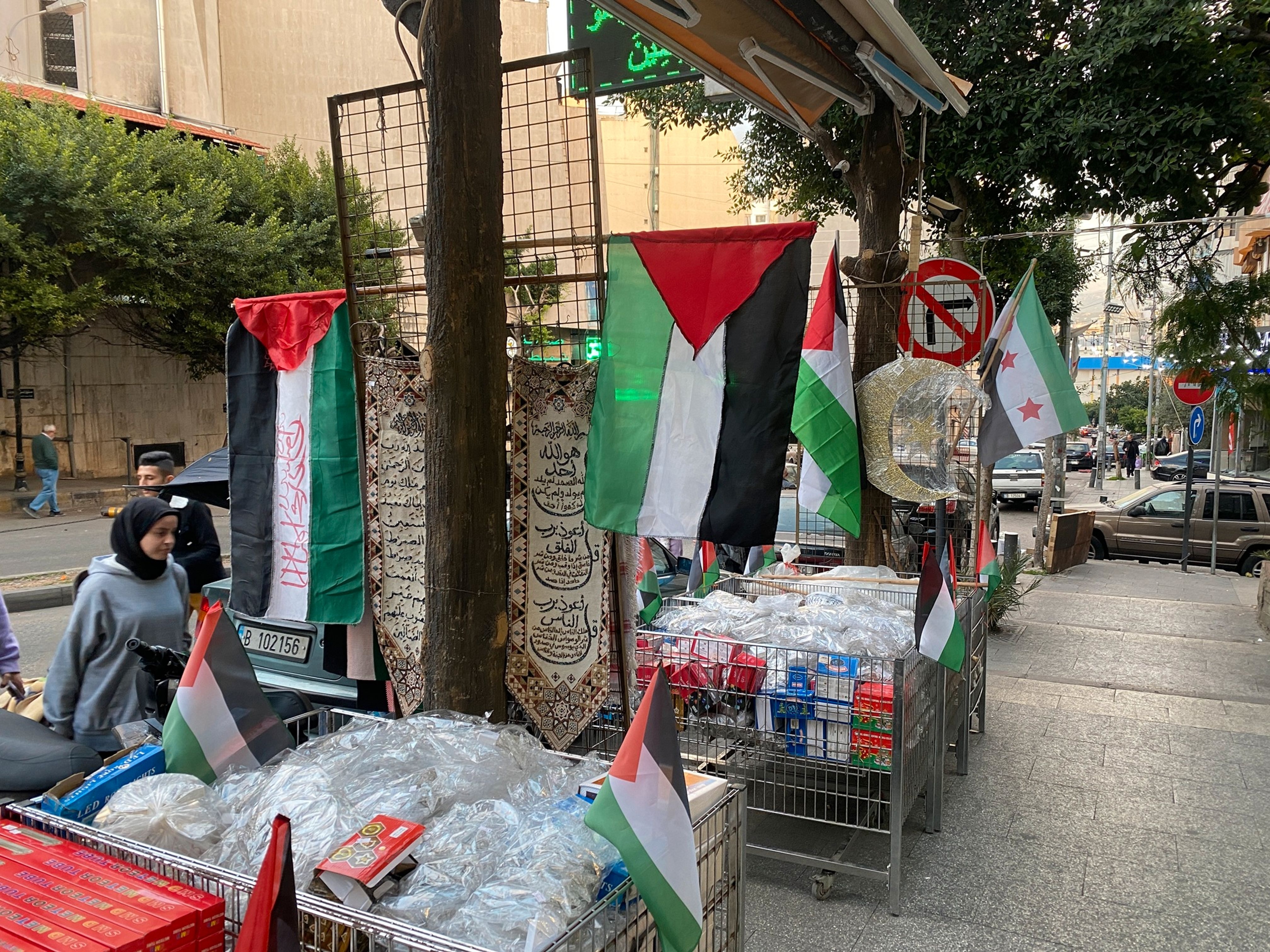 The decline in Hezbollah's influence does not coincide with strengthened support for Israel. Palestinian flags are common in Lebanon, and Lebanese Christians, Sunnis, and Shiites alike express sympathy for Palestine, calling Israel the aggressor