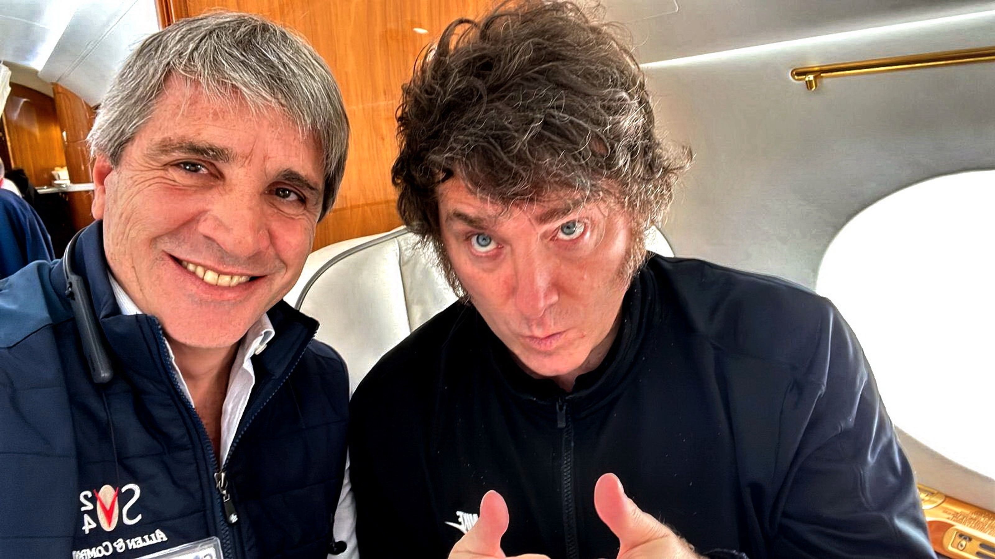 Luis Caputo and Javier Milei