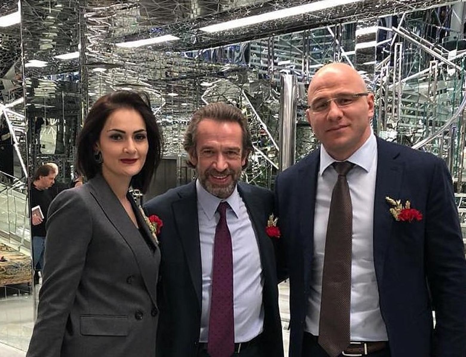 Zarina Iluridze, Vladimir Mashkov, and Artur Taymazov