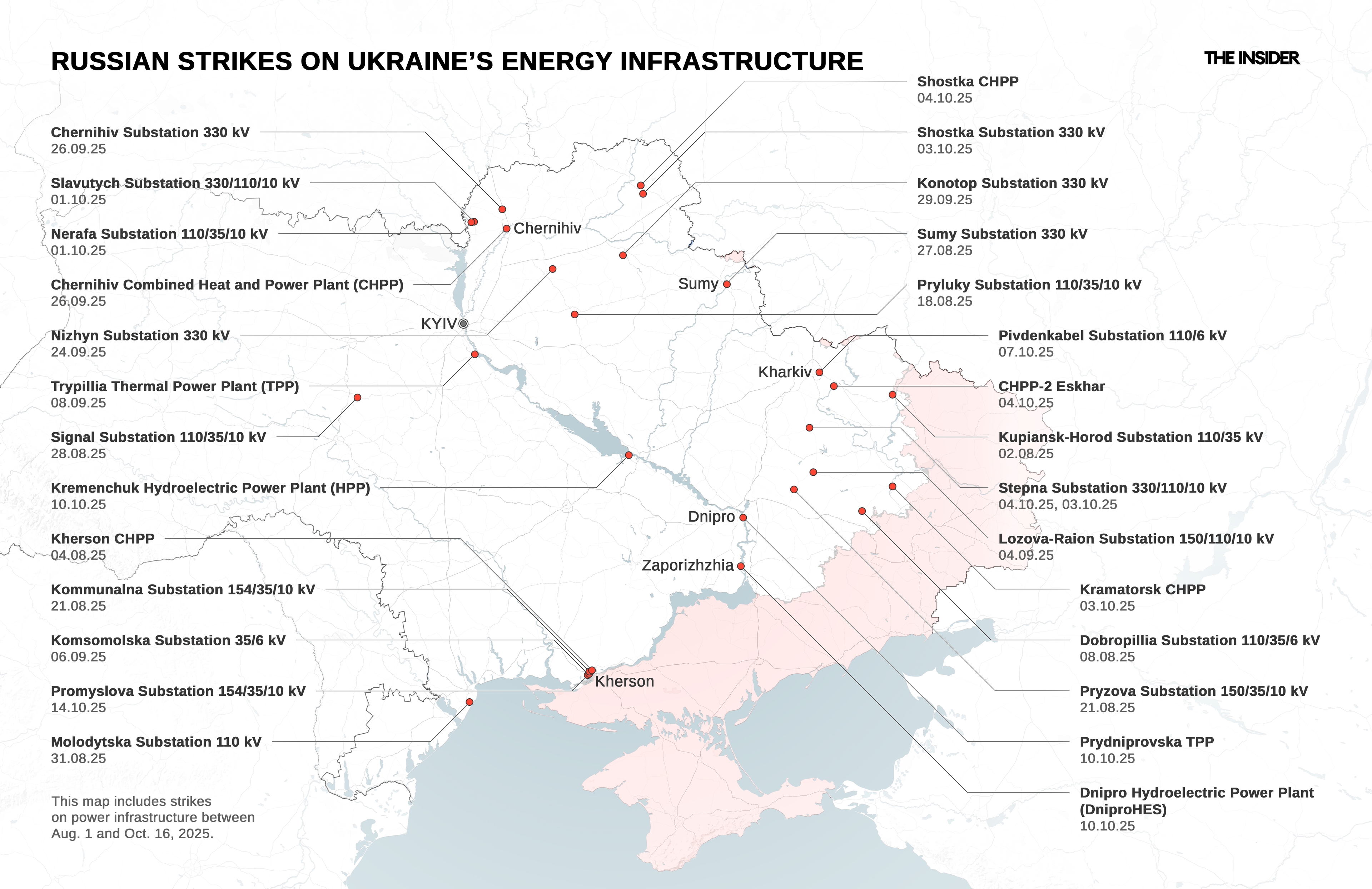 Russian strikes on Ukraine's energy infrastructure