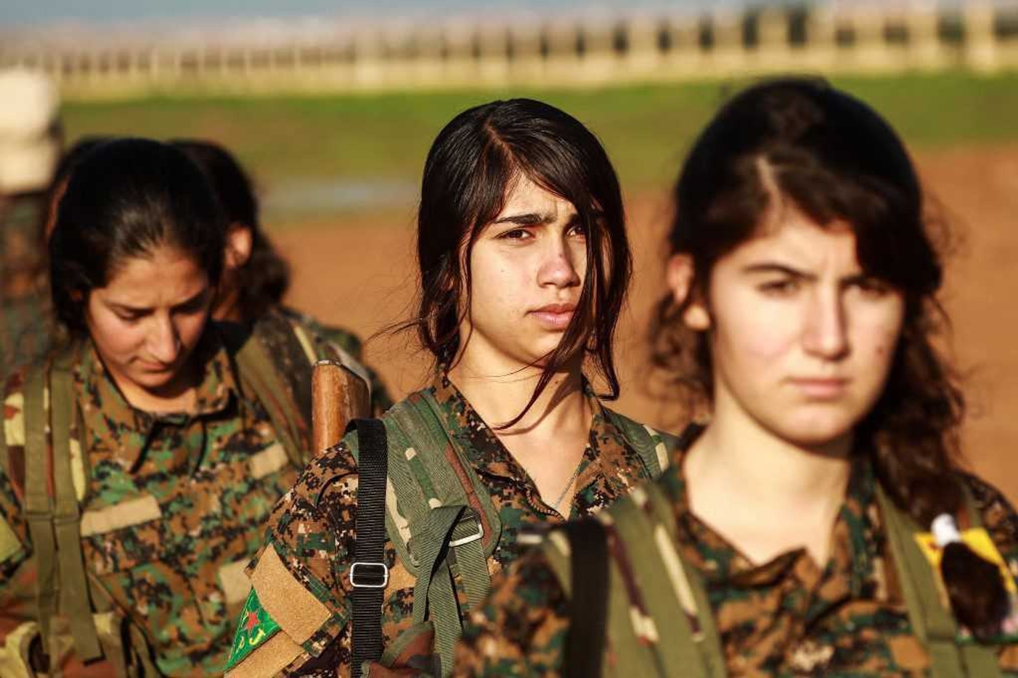 In the SDF units, women fight on an equal footing with men
