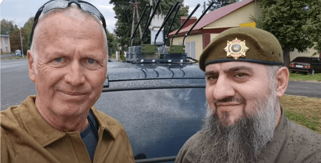 Георг Шпеттле и Магомед Хийтанаев из подразделения Апти Алаутдинова