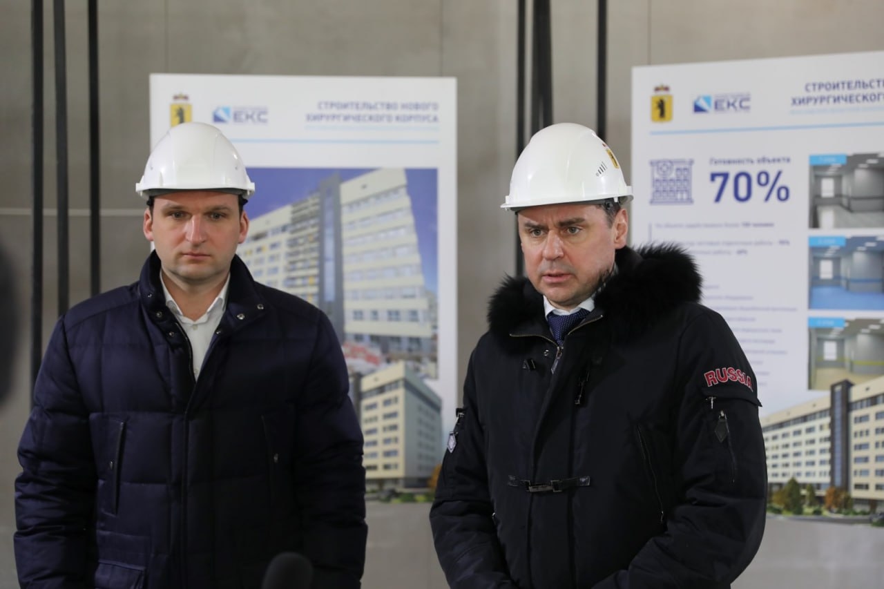 Денис Кулаков и губернатор Дмитрий Миронов