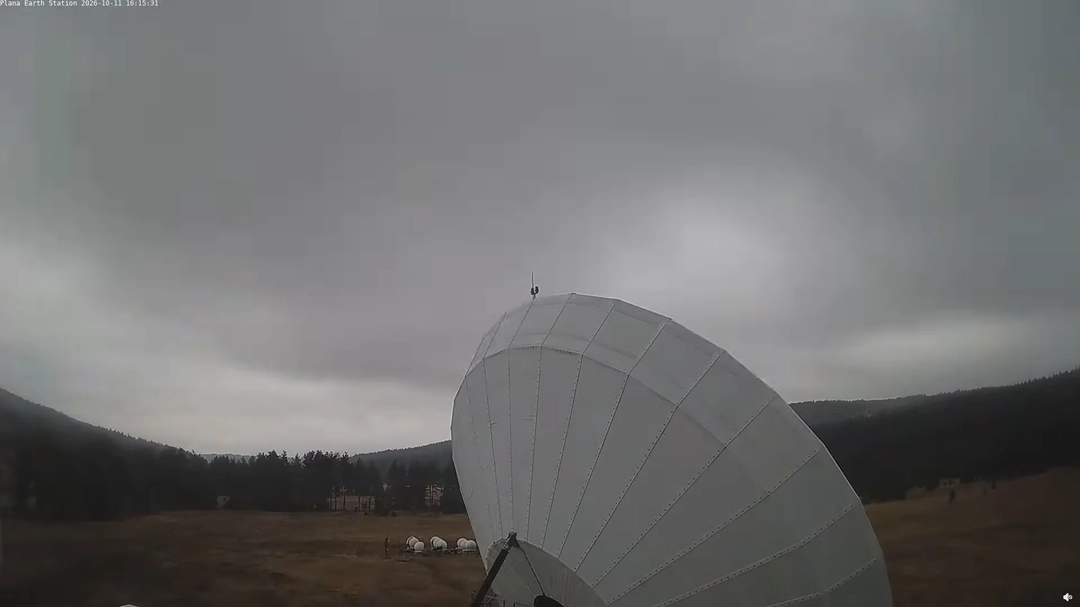 Still image from surveillance cameras at the Starlink station