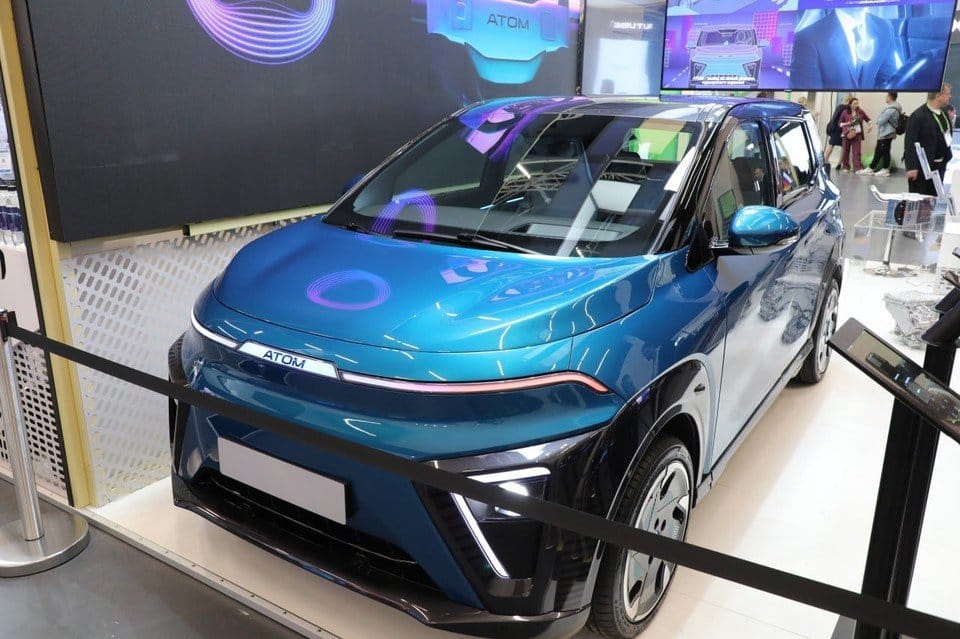 Italian design but no engine. Sergey Aslanian explains why Russia’s brand-new Atom electric car is a vivid case of corruption