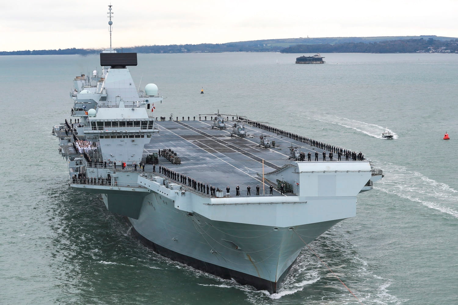 Aircraft carrier HMS Prince of Wales. Photo: Royal Navy