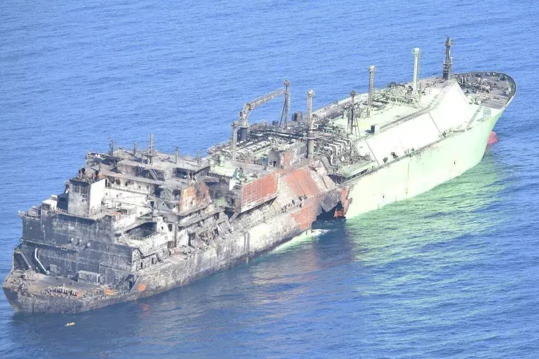 The drifting Russian tanker Arctic Metagaz entered Libya’s search and rescue zone on March 18, according to Italy's civil protection agency. Photo: Reuters