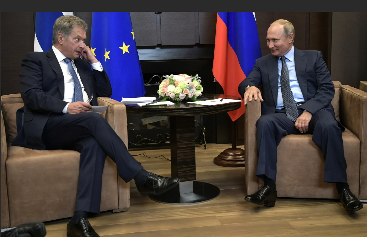 Vladimir Putin and Sauli Niinistö