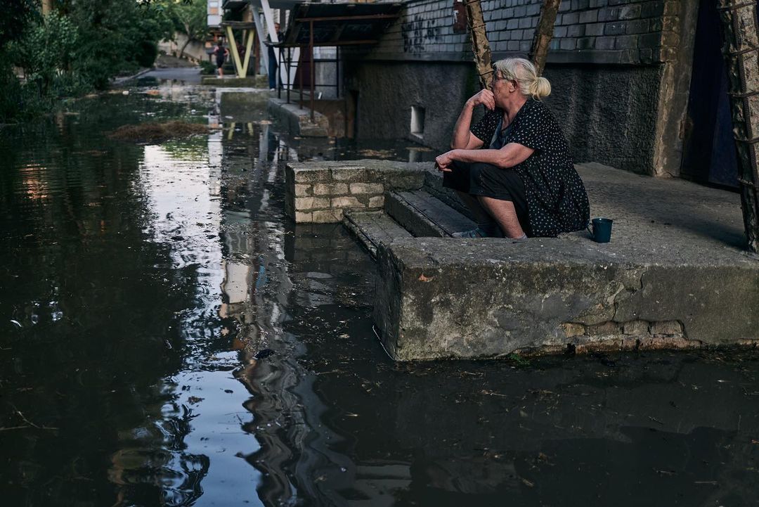 Evacuation of Kherson residents