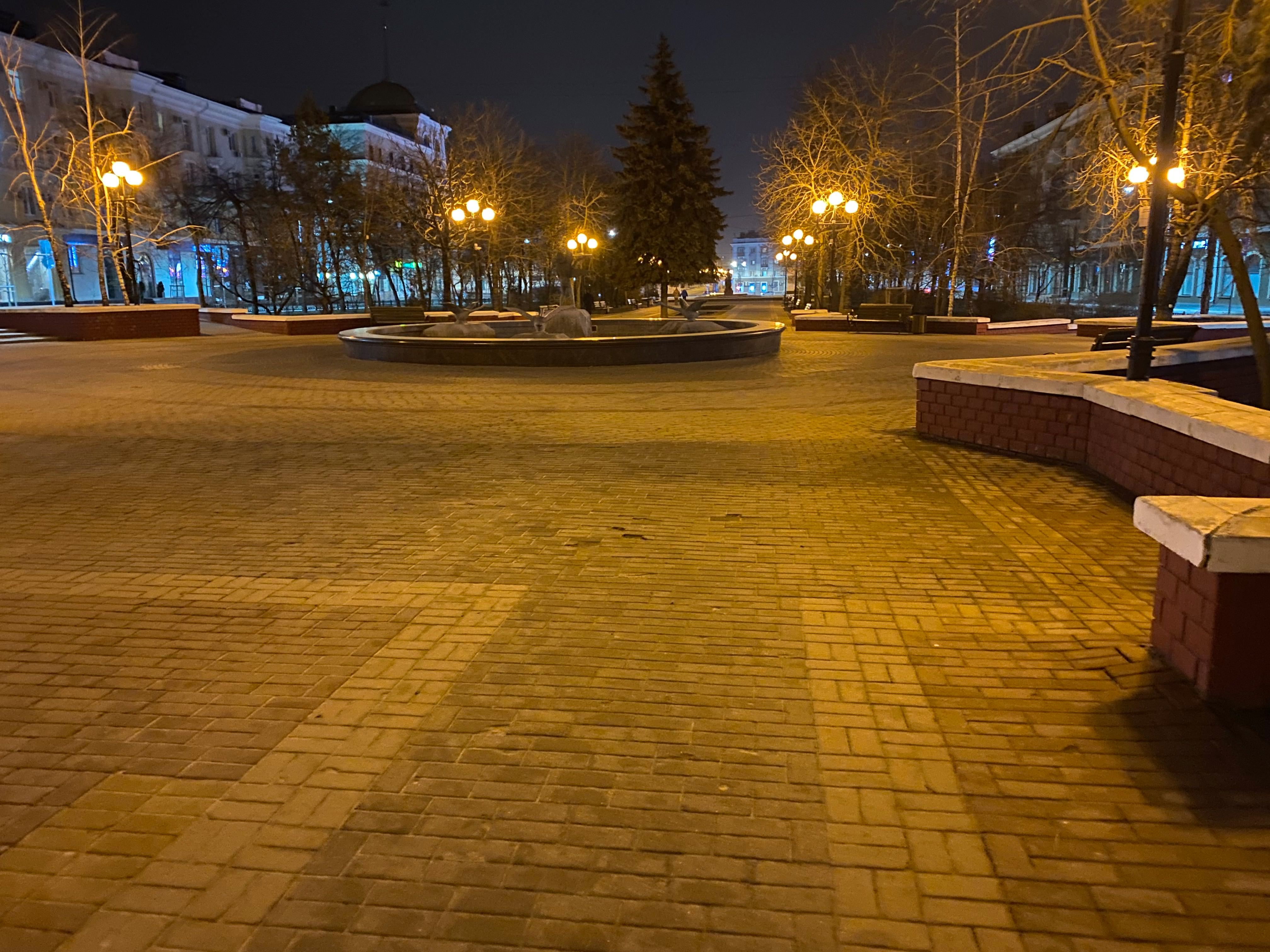 Belgorod is empty on a Friday night