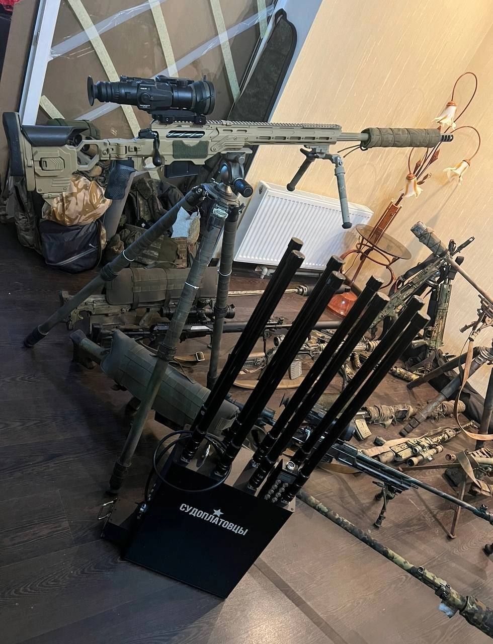 Russian Airborne Forces sniper with a Cadex rifle