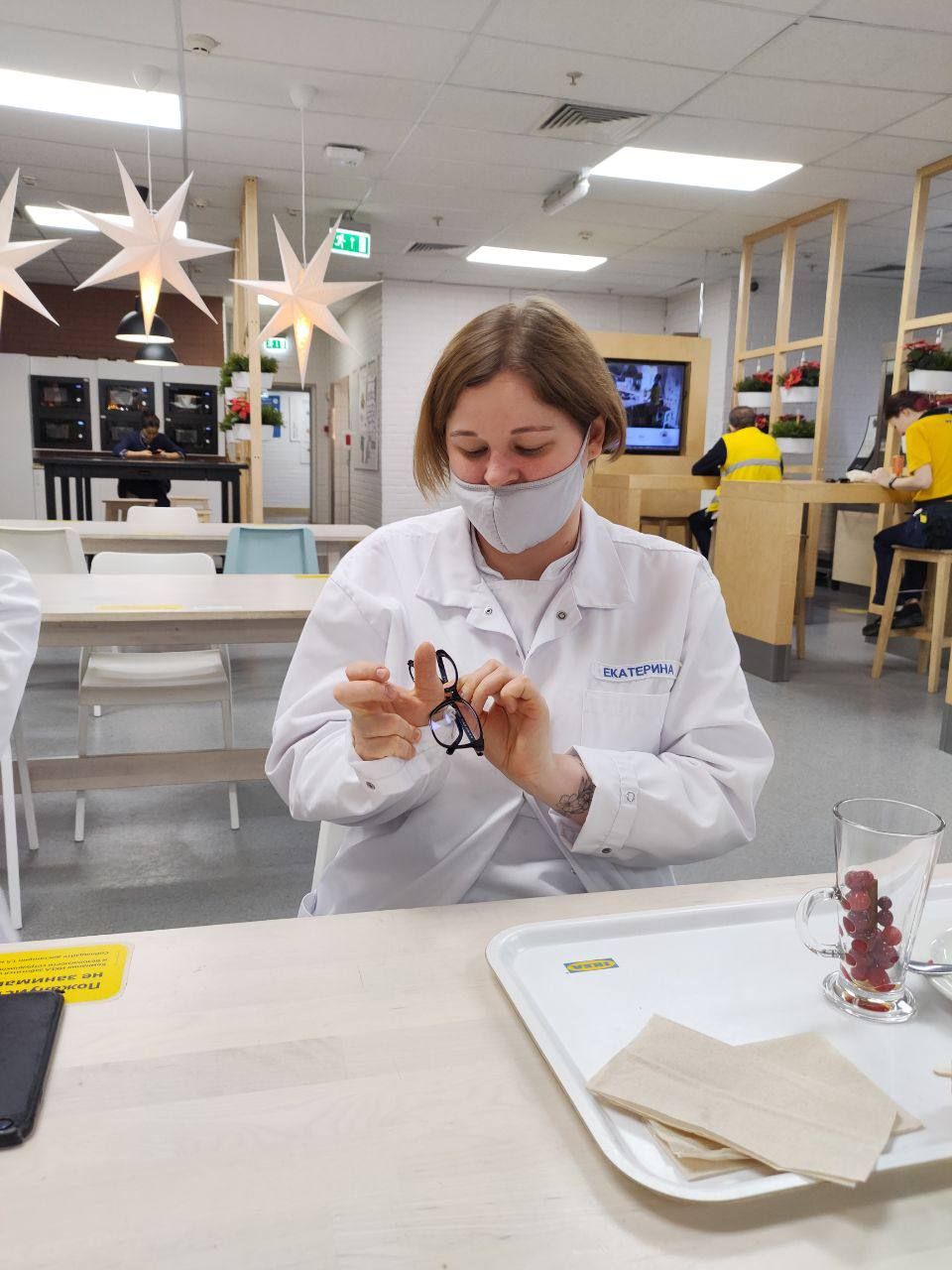 Ekaterina at IKEA