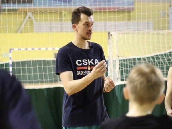 Vladislav Norkin, head coach of the CSKA youth basketball team